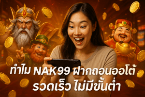 ทำไม NAK99 ฝากถอนออโต้ รวดเร็ว ไม่มีขั้นต่ำ
