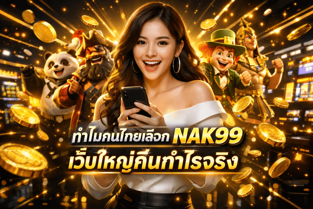 ทำไมคนไทยเลือก NAK99 เว็บใหญ่คืนกำไรจริง