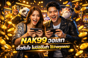 NAK99 วอเลท เร็วทันใจ ไม่มีขั้นต่ำ ใช้ง่ายทุกคน