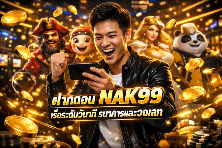 ฝากถอน NAK99 เร็วระดับวินาที ธนาคารและวอเลท